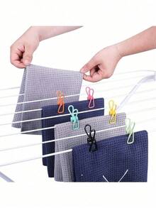 Chip Clips, Utility PVC-Coated Steel Clip For Food Package, Chips Bag, Clothes, Parper, Pack Of 10, 2 Inch - Multicolor - View 7