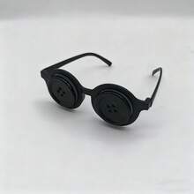 1pc Button Eyes Glasses, Holiday Costume Accessory - Perfect Gift, Birthday Gift, Ideal Gift, Surprise Gift, Holiday Gift, Seasonal Gift, Halloween Gift, Christmas Gift, Gamer Enthusiast Elegant Gift, Gift, Toy - Multicolor - View 4