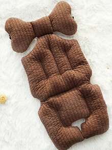 1pc Baby Stroller Seat Cushion, Infant Car Seat Pad, Thickened Cotton Mat