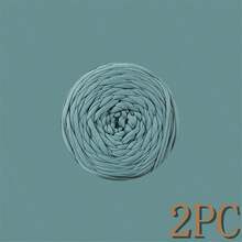 1/2pcs T-Shirt Yarn, Large 300g ± 20g T-Shirt Yarn Roll - 2cm Wide, Woven Fabric Knitted Yarn, Soft & Versatile For DIY Crafts, Used For Crocheting And Knitting Bags, Cushions, Dolls, Blankets, Slippers, Handicraft Crochet Projects, Available In Multiple Colors, Multicolor Yarn | Polyester Yarn | Acrylic Yarn | Crochet Yarn | Crafting Yarn | Vibrant Yarn Balls | Versatile Crafting Material, Knitting Accessories And Supplies