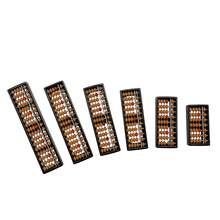 1pc-138-7 Brown Red Fixed,12cm Long,4 Digit Rods Standard Abacus Soroban, Chinese Japanese Calculator Counting Tool Compatible