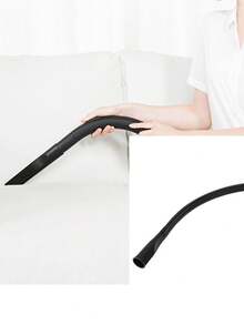35mm To 32mm Flexible Crevice Nozzle Vacuum Cleaner Hose Adapter, Home Cleaning Tool Replacement Part - Black - View 2