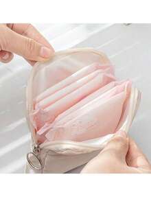 حقيبة تخزين فوط صحية نسائية مقاومة للماء، حقيبة متعددة الوظائف لحامل كأس الطمث، منظم محمول لمستلزمات الدورة الشهرية للمراهقات والفتيات، طقم سفر بطابع بوهيمي