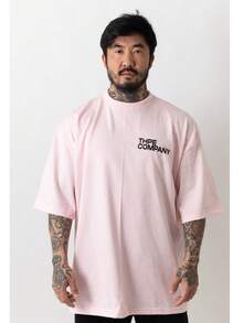Oversized Company T-Shirt - 淺粉色 - 查看 1