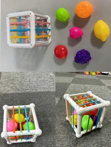 1pc Baby Early Education Sensory Intelligent Toy Fruit Set, Focus Training Sesele Puzzle Toy