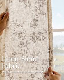 2 Pcs Beautiful Floral Design Sheer Curtains, Softness Cozy Privacy Curtains, Great Quality Elegant Vintage Gorgeous Curtains, Pretty Colors And Well Made Lightweight Curtains - 茶色 - 查看 6