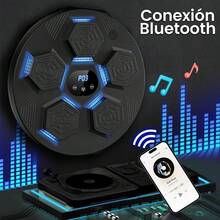 Máquina de Boxeo Músical, Recargable Bluetooth de Equipo de Boxeo Saco de Boxeo, Intelligent Boxing Target, con Pantalla Inteligente, Guante, 18 Modos Y 9 Velocidades, para Niños Y Adultos - 1 - Ver 10