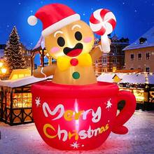 Artificial Snow & Snowflakes - 183CM-hot Cocoa - View 13