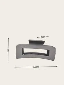 1 Stück/2 Stück/3 Stück Minimalistische hochwertige elegante quadratische Kunststoff Haarklammern für Damen, vielseitig für den täglichen Gebrauch und die Verwendung unter der Dusche, Winterhaaraccessoires, modische Haarspangen