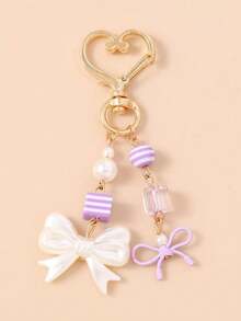 1pc Cute Bow Pendant, Children's Backpack Charm