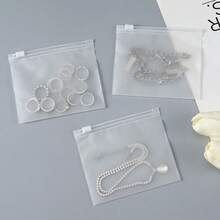 6pcs/10pcs Japan Jewelry Storage Roll – Reusable Jewelry Organizer Pouch With Zipper, Self-Sealing Travel Medicine Bag, Portable For Daily & Travel Use PVC Antioxidant Transparent Jewelry Bags, Dust-Proof And Oxidation Resistant Jewelry Bags, Rust Proof Jewelry Bags, Self Sealing Jewelry Packaging Bags, Mini Transparent Jewelry Storage Bags, Portable Packaging Bags, Used For Packaging Jewelry Rings, Earrings - Multicolor - View 5