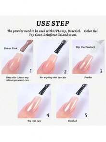 2 Pcs/Set Chrome Nail Powder - Holographic Donut Effect Pigment, For Professional Nail Art And Resin Crafts, Durable And Easy To Use, Ideal For DIY Nails, Jewelry, And Creative Crafts - Multicolor - View 6