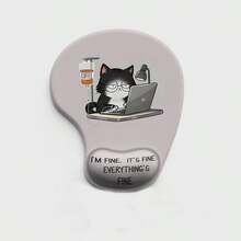 Ergonomic Mouse Pad With Wrist Rest - Soft Memory Foam, Non-Slip Silicone Base, Comfortable For Long Computer Work, Desktop Accessory