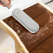 1 件双面宠物毛发去除刷，手动除毛器，宠物猫狗毛发清洁去除刷，手动静电粘合宠物毛发除尘刷，适合猫狗主人、多宠物家庭、宠物美容店、可重复使用的衣物毛发去除器，适用于衣服、床上用品、沙发、家具、地毯、家庭清洁工具、宠物清洁用品、宠物清洁配件