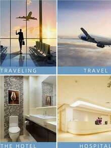 100/50/20/10 片/包，10 片/包一次性水溶性便携式马桶座套，方便旅行和商务出行，马桶座套，飞机旅行、露营、浴室用品必备配件 - 彩色 - 查看 8