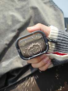 1 件趣味鬼脸贴纸适用于 Pro 3、Pro 2、Apple 3、4 保护壳 - 黑色 - 查看 4