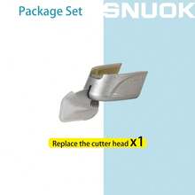 مقص كهربائي SNUOK سعة 2000 مللي أمبير، شفرات من الفولاذ المقاوم للصدأ للأقمشة والورق والجلد، أداة DIY لاسلكية، بطارية ليثيوم أيون 3.7 فولت، شحن عبر USB (لا يشمل محول)، يمكن الاستخدام أثناء الشحن - أصفر - مشاهدة 15