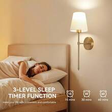 2 luminárias de parede recarregáveis, lâmpadas removíveis e com controle remoto, cores RGB ajustáveis e 3 temperaturas de cor, luzes de parede sem fio para sala de estar, quarto, cabeceira, escadas, iluminação interna