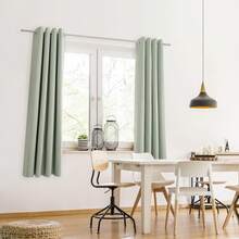 Blumtal Set Of 2 Blackout Curtains, Opaque, Elegant Curtains With Eyelets For Bedroom - 夏日綠 - 查看 8