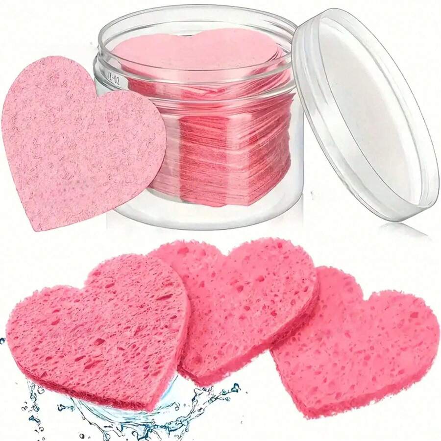 Esponja Facial de Celulose Comprimida, Conjunto de Esponja Facial Comprimida, Esponja Facial de Compressão, Esponja Facial de Celulose, Esponja de Terapia de Água Profissional para Maquiagem, Exfolia Efetivamente, Macia e Durável, Suave na Pele, Sem Odor e Confiável, Boa Absorção de Água, Pode Ser Reutilizada, Adequada para Mulheres, Meninas, Casa e Viagem, Facial, Máscara Esfoliante, Remoção de Maquiagem para Viagem e Casa, Limpeza de Poros, Massagem Facial. Para Presente de Natal