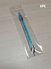 1 Set Rhinestone Picker Tool, Includes Rhinestones, Acrylic Tube Rhinestone Applicator, 3 Wax Heads Sold Separately, Double-Ended DIY Nail Art Tool (OPP Bag Packaging) - Multicolor - View 11