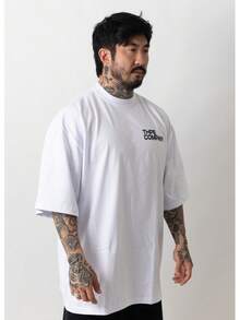 Oversized Company T-Shirt - White - View 3