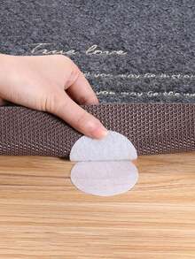 Round Adhesive Anti-Slip Pads Prevent Sheets, Sofas, And Carpets From Shifting, Keeping Floor Mats And Sofa Cushions Neat And Tidy. Ideal For Securing Home Carpets, Bathroom Mats, Living Room Sofas, And Bedroom Bedding To Prevent Movement. Suitable For Home Goods, Bedroom Accessories, Sofa Fittings, Floor Mat Anchors, Round Adhesive Tape, Self-Adhesive Pads, Home Accessories, Household Items, And Double-Sided Adhesive Tape.