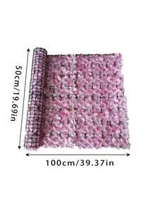 2pcs 50*100cm Elegant Artificial Ivy Privacy Fence Screen -Artificial Flowers Wall Background,Garden Fence,Pink Wisteria,Perfect For Outdoor Gardens, Patios, Balconies - Great For Weddings, Engagements, Halloween, Christmas, Patio Privacy Screens, Garden Decoration