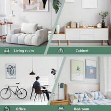 1 卷白色丝绸纹理自粘墙纸，接触纸乙烯基可移除加厚墙纸，适用于房间墙壁、厨房台面和橱柜 - 白色 - 查看 8