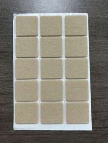 24 قطعة من وسادات الأثاث المصنوعة من الشعر الاصطناعي - واقيات غير انزلاقية لأرجل الكراسي لحماية أرضيات الخشب الصلب والأسطح المعدنية للأثاث والأرضيات - باللون البيج المحايد، متعددة الأحجام