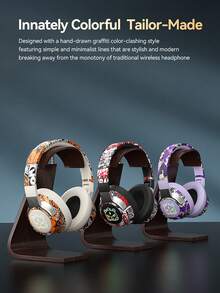 [Halloween Gifts]Wireless Headphones With Headphone Stereo 5.3 Wireless Chip Lightweight Folding Design, Gaming Headphones Stereo, Music And Sports Headphones, Push Button Volume Control, Mobile Phone Compatible, 3.5mm Plug, Type-C Charging Suitable For Gift Giving/Halloween/Christmas