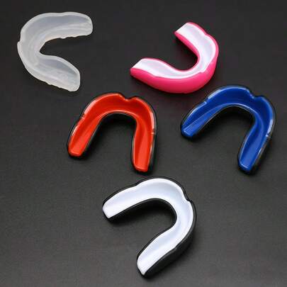 1pc Mouthguard For Boxing, Taekwondo, MMA, Basketball, Teeth Protection, Sports Mouth Guard