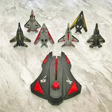 6pcs Launching Fighter Plane Toy, Simple Shooting Toy Plane, Outdoor Entertainment, Christmas Gift - Multicolor - View 5