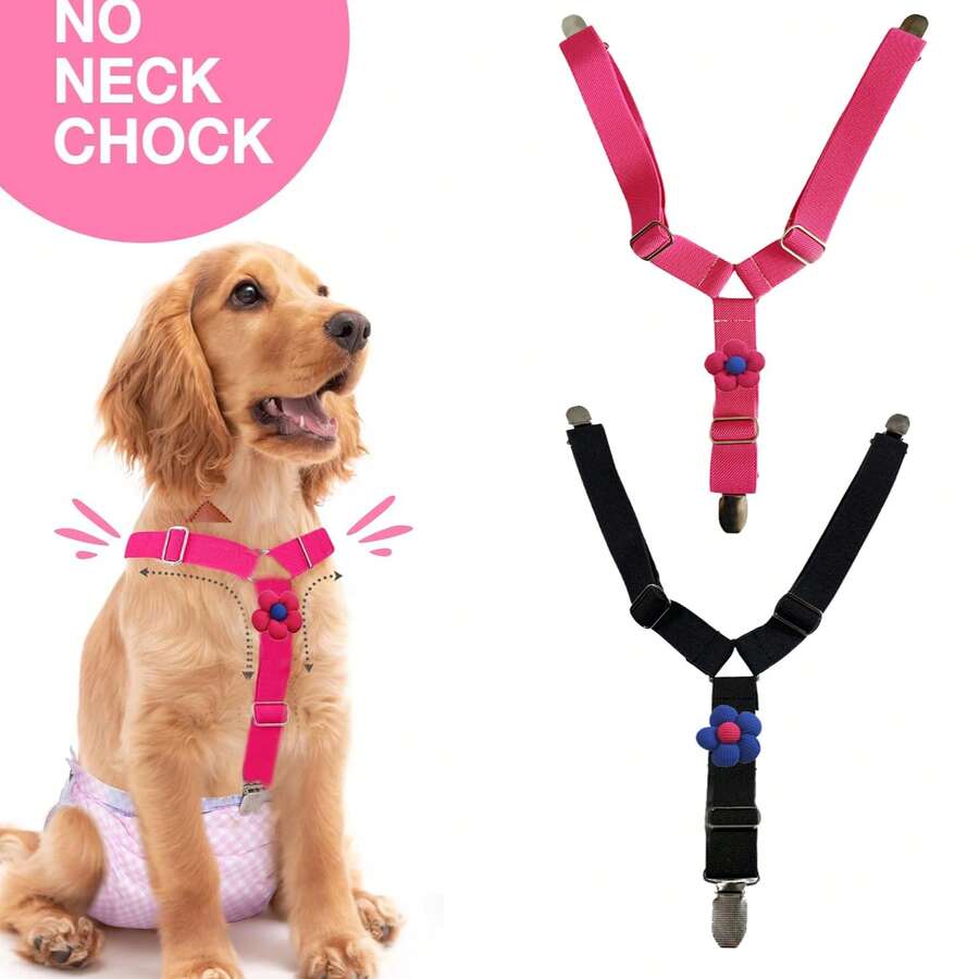 Soft Dog Diaper Suspender, Dog Diaper Harness, Dog Sanitary Menstrual Diaper Pants For Male And Female Dogs, Pet Belly Band Fixator