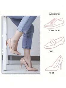 超舒适 5D 鞋垫，可调节耐磨鞋垫 - 可调节、耐磨、透气记忆海绵，专为女性跑步和运动设计 - 减震、足弓支撑、防臭、吸湿排汗、保暖，适合闺蜜节、狗狗、嘉年华、派对装饰