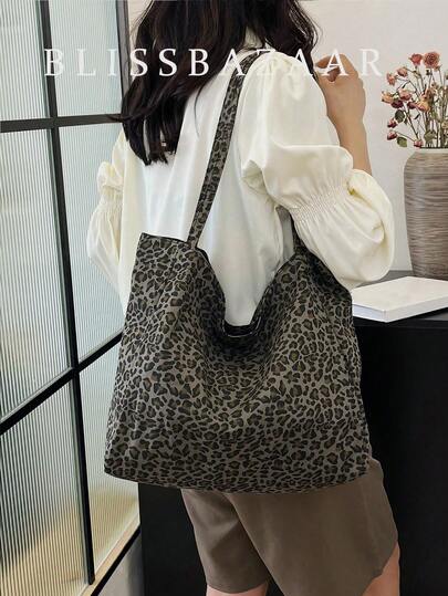 Simple Solid Color Canvas Shoulder Bag, Fashionable Tote Bag, Large Capacity Backpack For Women, For School, Work, Casual Shopping