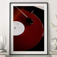 [Áp phích nhạc cổ điển] 1 tấm áp phích nhạc không khung hiện đại tối giản - Nghệ thuật đĩa than màu đỏ tía đậm, in màu rực rỡ, chất liệu bền - Tranh in trên vải dành cho người yêu âm nhạc và người đam mê âm thanh cổ điển, nghệ thuật treo tường âm nhạc, tác phẩm nghệ thuật phòng ngủ, phòng khách, trang trí văn phòng tại nhà - Nhiều màu - Xem 7