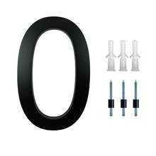 8 Inch Modern Acrylic Steel Floating House Number, Metal Modern Address Plaque, For House Address Number Ground Marker, Garden Gate Mailbox Decor Number, With Nail Kit, Coated Black, 911 Visible Signage - Easy To Install Mailbox And Door Address Label - Multicolor - View 13