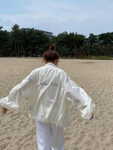 Women Coats - White - View 1