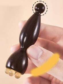 1 件紫檀角眼霜棒、面霜棒、莲子眼部按摩真檀香眼部穴位按摩放松眼部护理