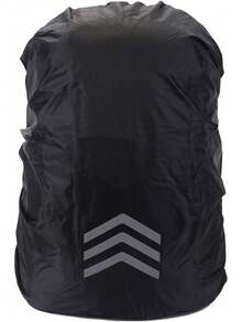 VINGVO Funda Impermeable para Mochila, Impermeable, Ligera, Color Negro, Fácil de Guardar para Viajar (XL (para 60-70L) - 1 - Ver 7