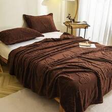 1 pieza Manta de felpa de jacquard de mariposa bohemia gruesa, suave y cálida, de doble uso como ropa de cama, manta, decoración para sala de estar, dormitorio, dormitorio, oficina, automóvil, viaje, picnic, fiesta, todo el año