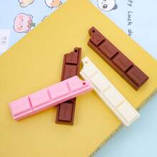 1/3/10pcs Chocolate Black Refill Ballpoint Pens, Cartoon Realistic Food Writing Pens, Learning Stationery, Cute Wearable Pendant Ballpoint Pens,For School Supplies,Back To School