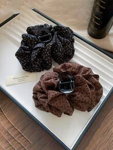 1pc Retro Cloud Bubble Hair Clip, Versatile Luxurious Accessory For Women Winter Hair Clutch Elegant Claw Clips