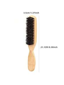 1 pièce Peigne à frange pour femmes, brosse à barbe pour hommes, brosse à cheveux, peigne à cheveux, peigne à frange, brosse de contour, brosse volumisante. Peigne anti-statique pour cheveux, outils de coiffure pour le cuir chevelu