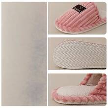 1 Pair Men's Thermal Slippers, Indoor Home Warm Non-Slip Plush Slippers For Men & Women, Winter - Multicolor - View 5