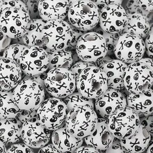 10pcs Multicolor Round Pumpkin, Bat, Skull, Ghost, Spider Web Shaped Wooden Beads, Halloween Themed Decorative Beads, Spacer Beads, For DIY Bracelets, Necklaces, Earrings, Anklets, Keychains, Backpack Chains, Christmas, Thanksgiving, Back To School, Birthday Gifts, Room Party Decor