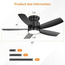 Portable Fans - Black - View 3