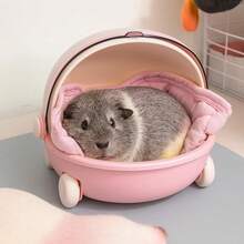 Compatible With Labubu Portable Round Bassinet, High-Quality Design And Shoulder Strap, Perfect For Collecting Dolls, Pets, Storage, Dolls, Travel, Home Storage | Compact Design With Safety Cover, 2 Colors To Choose From, Carrying Case, Perfect For Displaying And Collecting Cute Doll Decorations, Gift Packaging Supplies, Decorating Your Gifts, Birthday Gifts, Holiday Gifts, Party Gifts