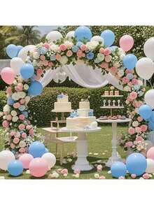 1pcs Arcos para Decorar 2.4*2.1m Arch Decoraciones para una Fiesta Soporte Para Globos Flores para Fiestas,Bodas,Festivales Outdoor Decor - Dorado - Ver 8